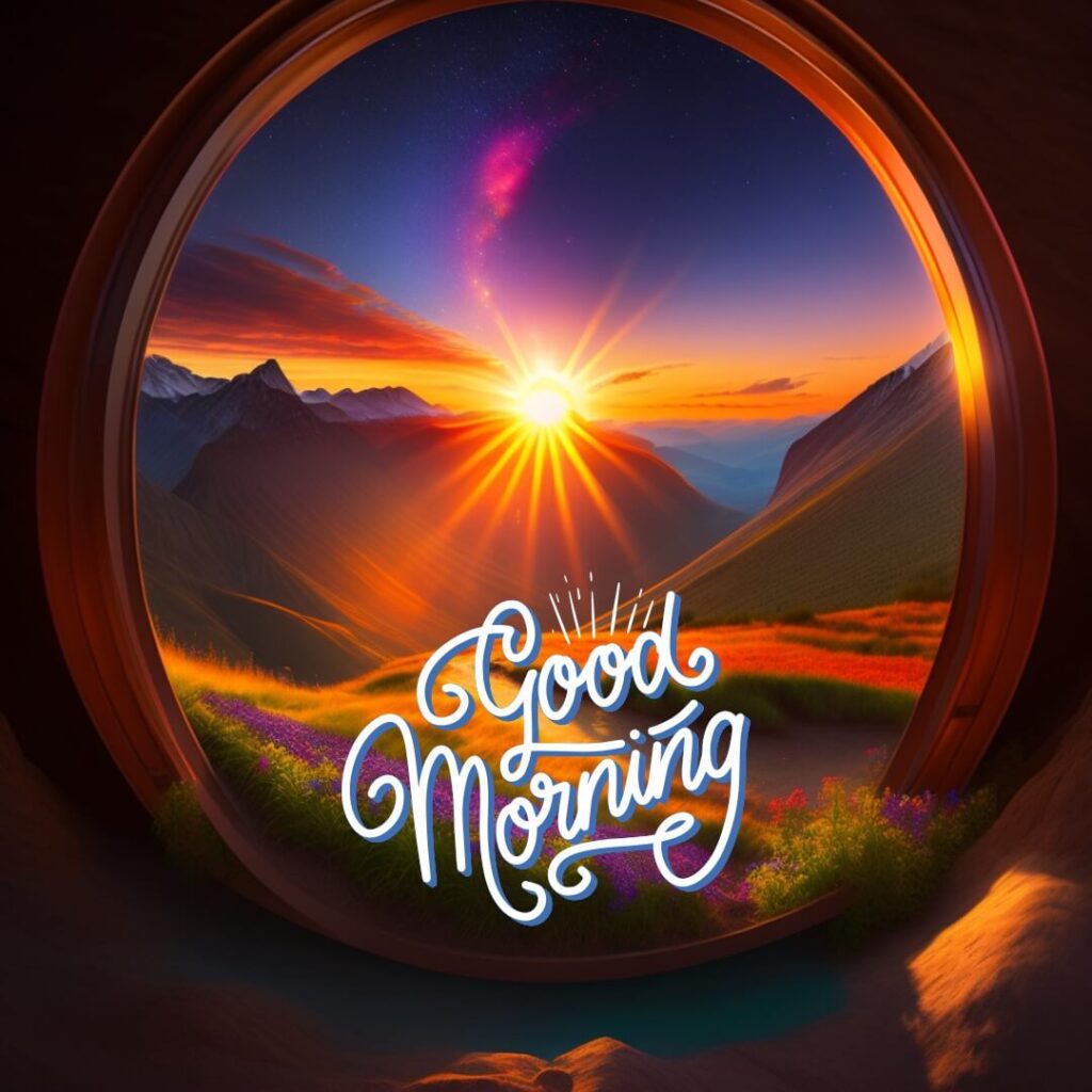 good morning image with sunrise - freembo